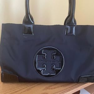 SOLD Tory Burch Ella Mini Tote Black